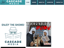 Tablet Screenshot of cascademedia.com